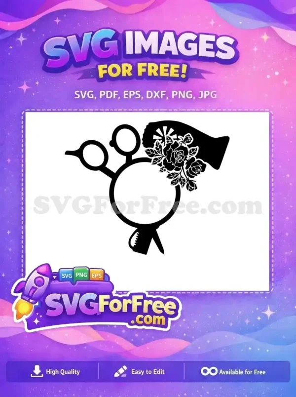 Free Hairdresser Silhouette Free Salon Expert Stylist Free SVG