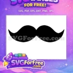 Free Detailed Mustache Free Silhouette Hairdresser Free SVG - Instant Download