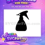 Free Black Spray Free Bottle Hairdresser Free SVG - Instant Download