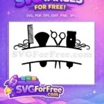 Free Hairdresser Style Free Salon Clip Art Free SVG - Instant Download