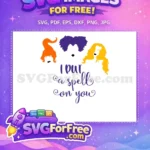Free Orange Hat Free Purple Hair Hocus Pocus Free SVG 1 - Instant Download