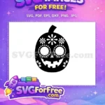 Free Floral Eyes Free Smiling Jack Halloween Free SVG - Instant Download
