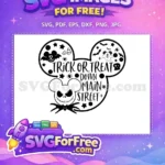 Free Cute Ghost Free Mickey Mouse Halloween Free SVG - Instant Download