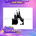 Free Spooky Castle Free Ghost Silhouette Halloween Free SVG - Instant Download
