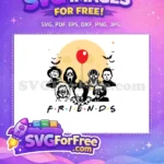 Free Scary Movie Free Horror Friends Halloween Free SVG - Instant Download