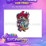 Free Smoking Skeleton Sombrero Free Dynamite Gun Halloween Free SVG - Instant Download