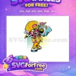 Free Gold Teeth Free Boombox Halloween Character Free SVG - Instant Download