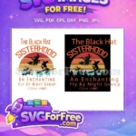 Free Witch Silhouette Free Black Hat Sisterhood Halloween Free SVG - Instant Download