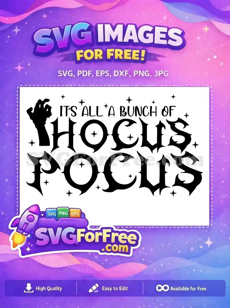 Free Zombie Hand Free It's All Hocus Pocus Free SVG