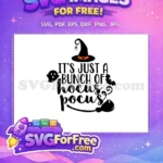 Free Witch Hat Free Ghost Bat Hocus Pocus Free SVG - Instant Download