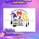 Free Witch Hats Free Brooms Hocus Pocus Movie Free SVG - Instant Download