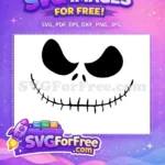 Free Spooky Eyes Free Stitched Smile Nightmare Free SVG - Instant Download