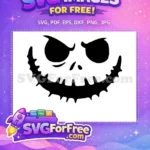 Free Spooky Eyebrows Free Jagged Smile Halloween Free SVG - Instant Download