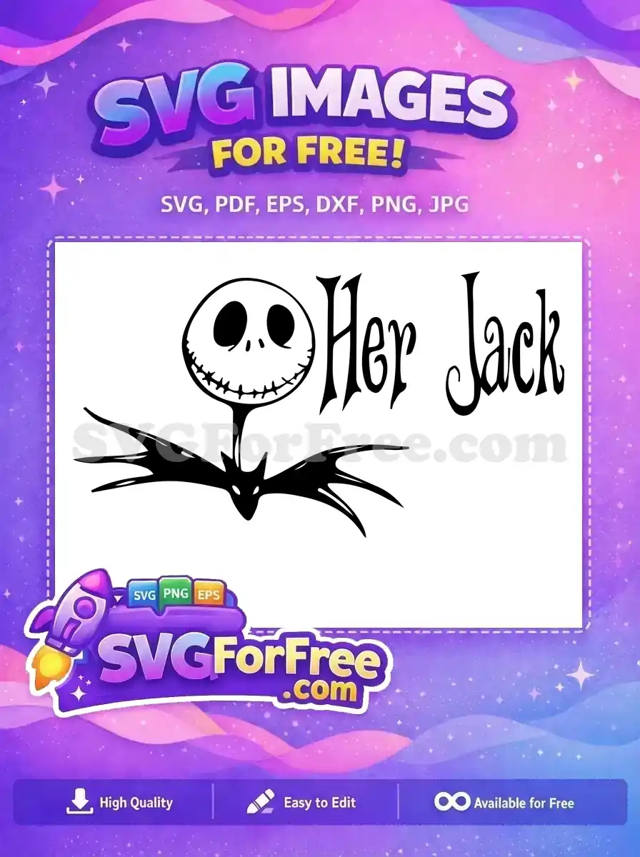 Free Jack Skellington Face Free Her Jack Bat Halloween Free SVG