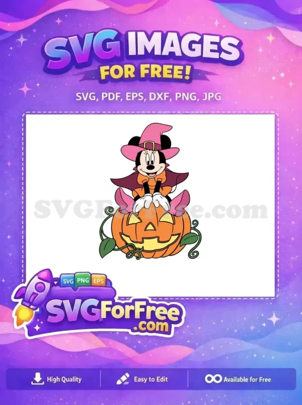Free Minnie Witch Hat Free Pumpkin Jack O Lantern Halloween Free SVG Free Minnie Witch Hat Free Pumpkin Jack O Lantern Halloween Free SVG