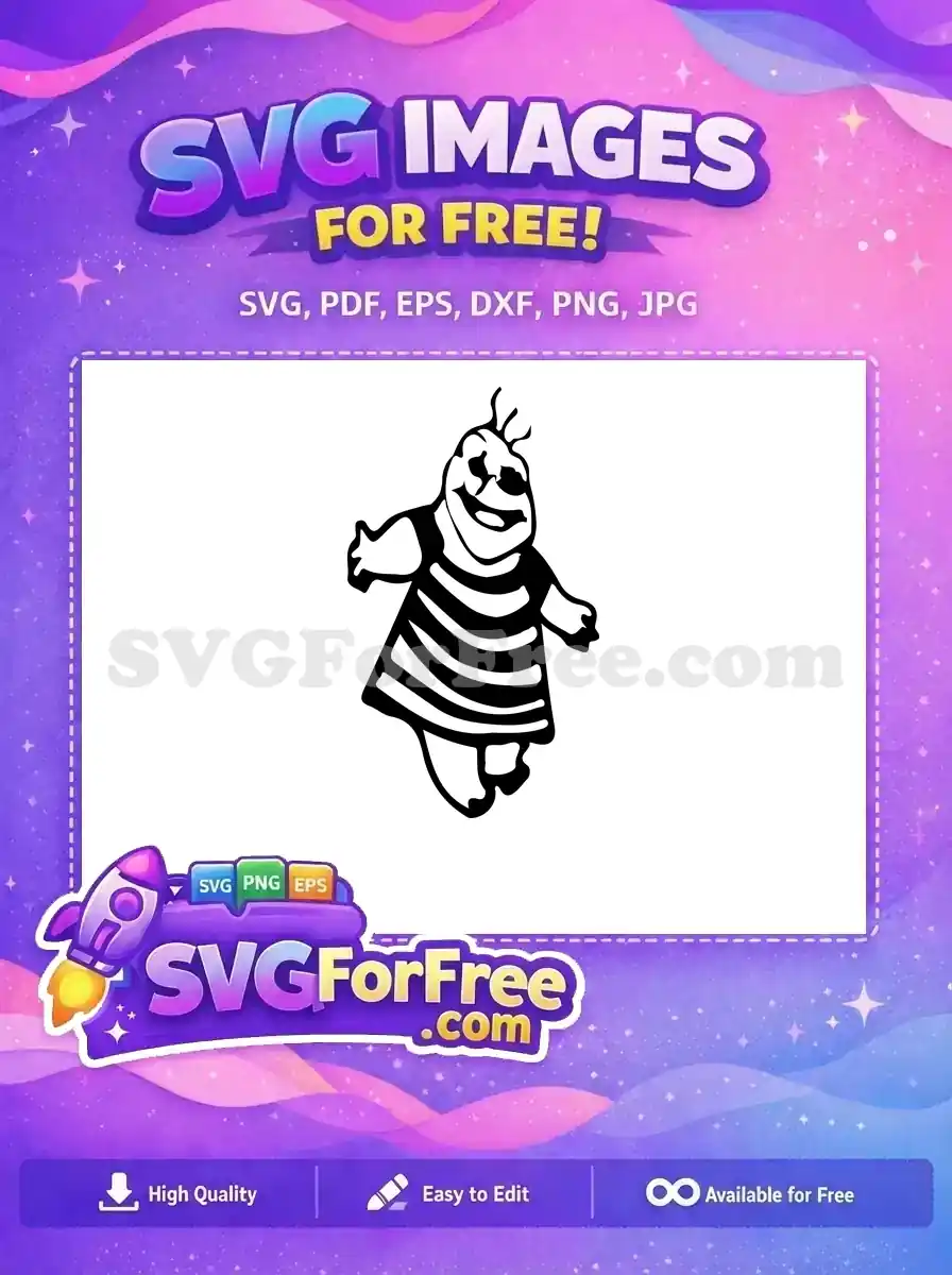 Free Beetlejuice Ghost Free Stripes Tim Burton Free SVG