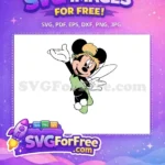 Free Happy Tinkerbell Free Green Outfit Halloween Free SVG - Instant Download