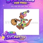Free Roo Clown Costume Free Pumpkin Basket Halloween Free SVG 2 - Instant Download