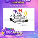 Free Witch Hats Free Cauldron Sanderson Sisters Free SVG - Instant Download