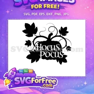 Free Black Pumpkin Vines Free Hocus Pocus Movie Free SVG