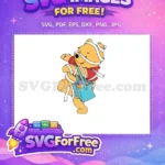 Free Mummy Costume Free Easter Bag Winnie Halloween Free SVG - Instant Download
