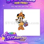 Free Candy Corn Hat Free Smiling Minnie Halloween Free SVG - Instant Download