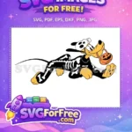Free Donald Duck Skull Free Skeleton Halloween Free SVG - Instant Download