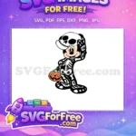 Free Skull Hat Free Skeleton Suit Halloween Free SVG 2 - Instant Download
