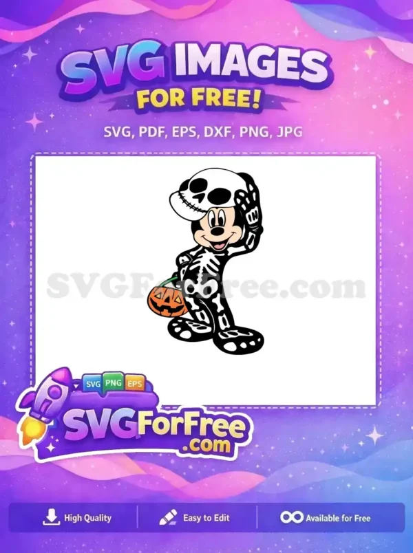 Free Skull Hat Free Skeleton Suit Halloween Free SVG 2