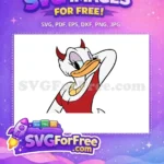 Free Devil Horns Free Red Dress Daisy Duck Free SVG - Instant Download