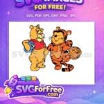 Free Pooh Piglet Costume Free Tigger Pumpkin Halloween Free SVG 2 - Instant Download
