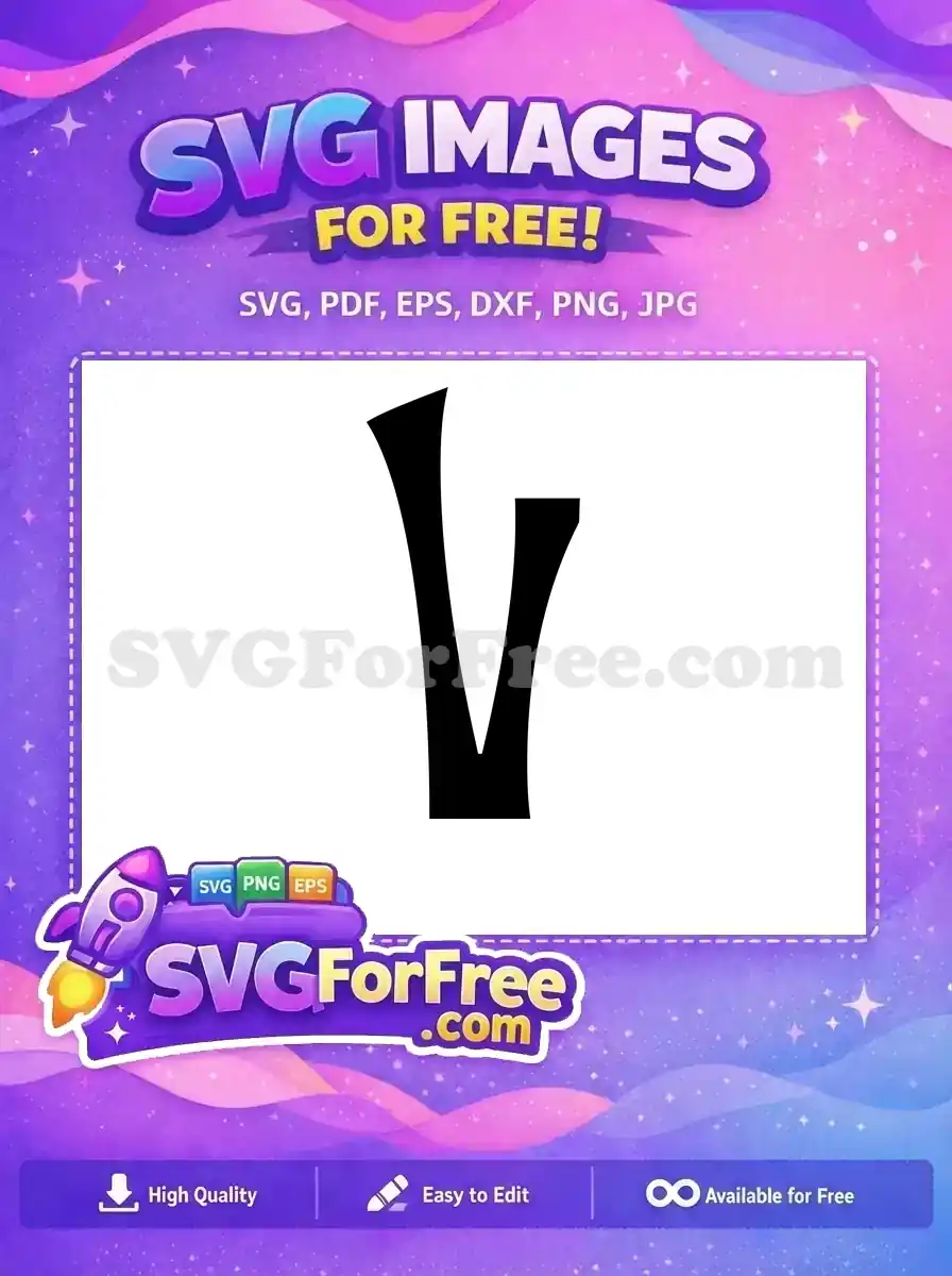 Free Letter V Free Vector Halloween Free SVG