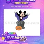 Free Vampire Goofy Tombstone Free Pumpkin Carving Halloween Free SVG - Instant Download