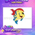 Free Yellow Pirate Fish Free Eye Patch Halloween Free SVG - Instant Download