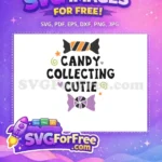 Free Candy Collecting Cutie Free Halloween Quotes Free SVG - Instant Download