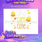 Free Candy Corn Free Hearts Stars Halloween Quotes Free SVG - Instant Download