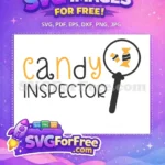 Free Yellow Wrappers Free Candy Inspector Halloween Free SVG - Instant Download