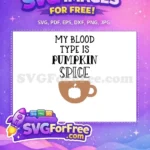 Free Pumpkin Spice Free Coffee Cup Halloween Free SVG - Instant Download