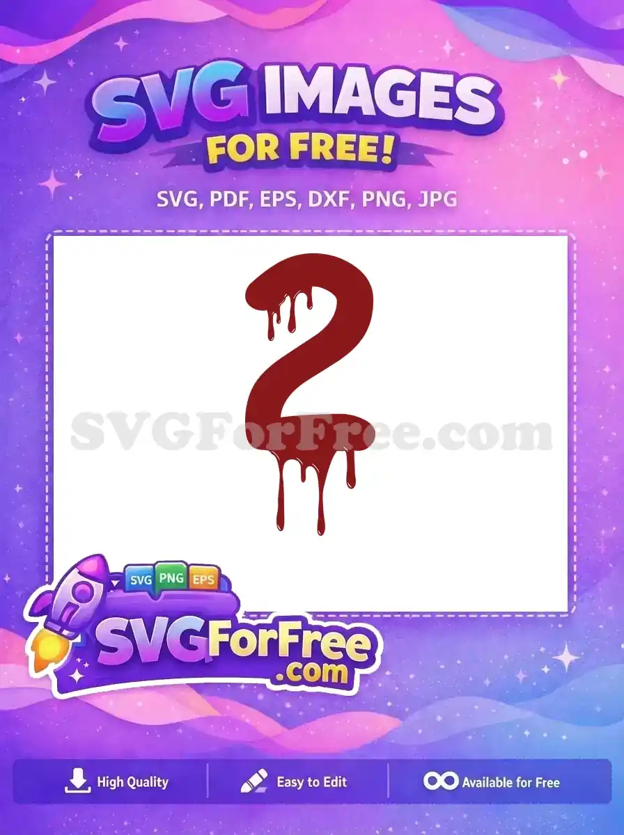 Free Dripping Two Free Blood Clipart Halloween Free SVG