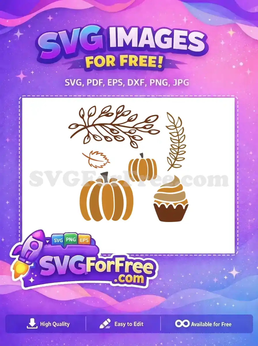 Free Brown Leaves Free Pumpkins Halloween Quotes Free SVG