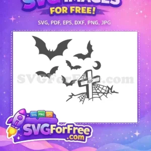 Free Bats Free RIP Tombstone Halloween Free SVG