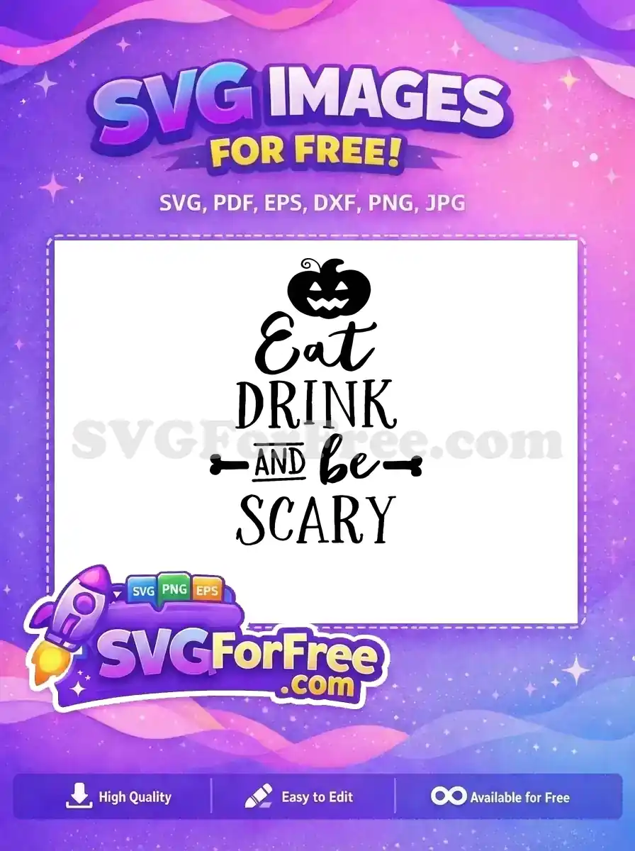 Free Pumpkin Face Free Bone Accents Halloween Free SVG