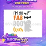 Free Spooky Bats Free Fab Boo Lous Halloween Free SVG - Instant Download