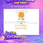 Free Orange Pumpkin Free Candy Trade Halloween Free SVG - Instant Download