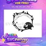 Free Skull Bones Free Spiderweb Halloween Quotes Free SVG - Instant Download