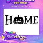 Free Spooky Letters Free Jack O Lantern Home Free SVG - Instant Download