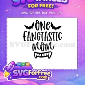 Free Bat Accents Free Fangtastic Mom Halloween Free SVG