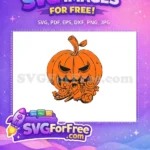 Free Orange Pumpkin Free Candy Pile Halloween Free SVG - Instant Download