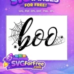 Free Spiderweb Detail Free Calligraphy Font Halloween Free SVG - Instant Download