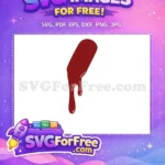 Free Dripping Maroon Blood Free Halloween Quotes Vector Free SVG - Instant Download